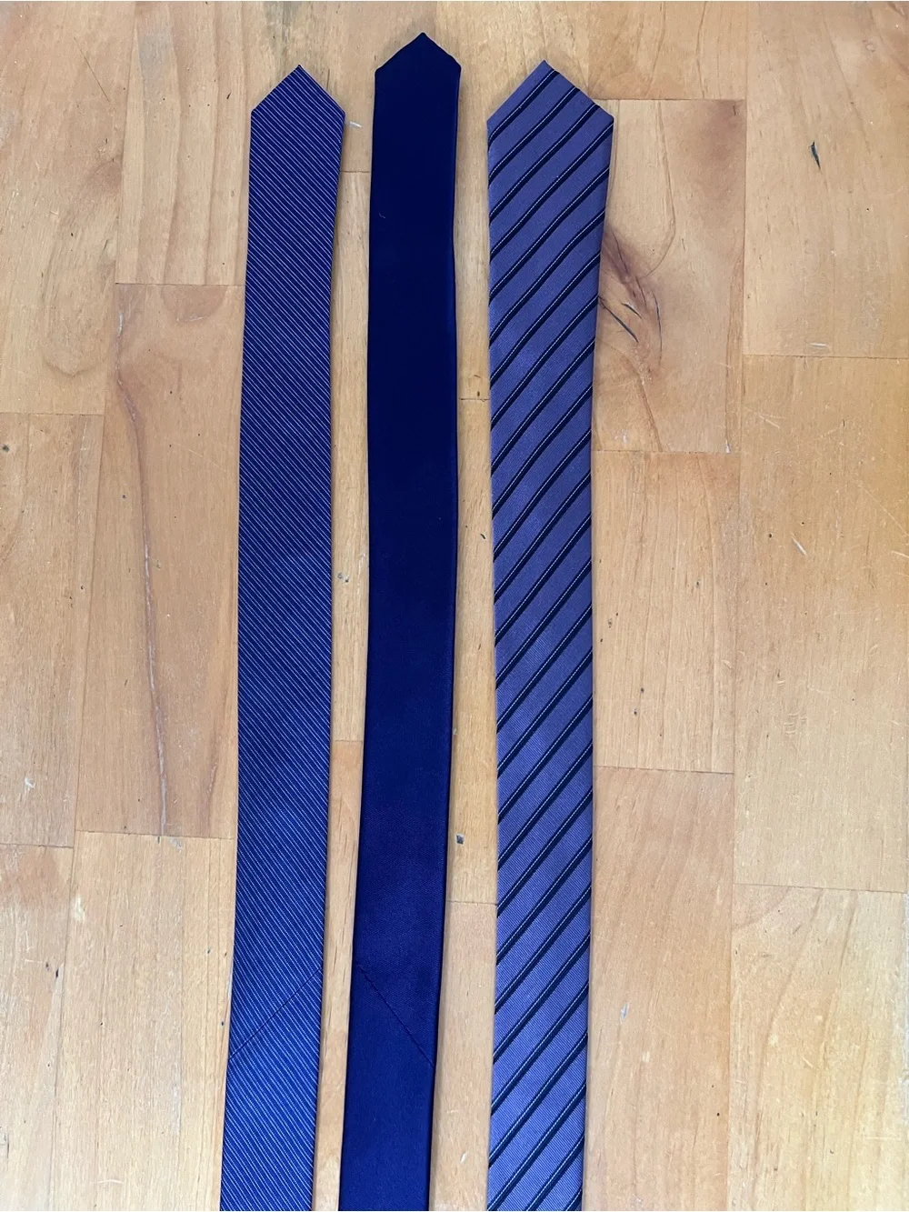 Men’s Purple Tie Lot APT 9 Marc Anthony Dress Neckties Solid Striped Bundle